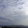 Temps pré-orageux. Photo prise sur les hauteurs d'Arhansus à 18h58