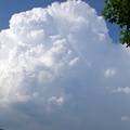 Cumulonimbus Calvus en juillet 2006. Depuis St Jean Pied de Port