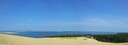 Panorama. Vue sur l’Océan vers le Cap Ferret