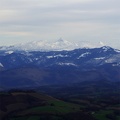 Vue sur les Pyrénées. Le Pic d'Anie (2 504m)