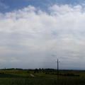  Panorama d'un ciel Chaotique dans les Hautes-Pyrénées dans l'après-midi.