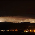 Panorama de l'activité orageuse sur le piémont Pyrénéens