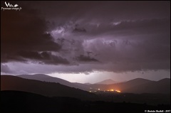 00h11 - Un nouvel et dernier orage arrivant cette fois par l'Ouest du Pays-basque espagnol