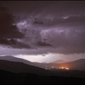 00h11 - Un nouvel et dernier orage arrivant cette fois par l'Ouest du Pays-basque espagnol