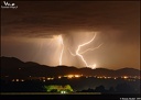 23h46 - Un dernier orage eremonte d'Espagne et finit sa course au-dessus de Sare