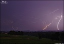 22h23 - Multiple impacts, l'orage prenant la direction du Béarn